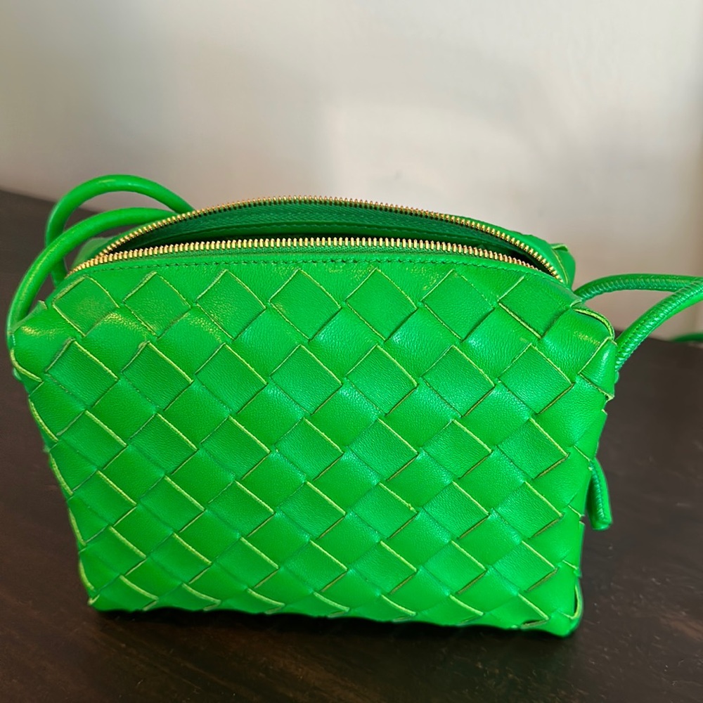 Bottega Veneta Loop Candy intrecciato leather shoulder bag